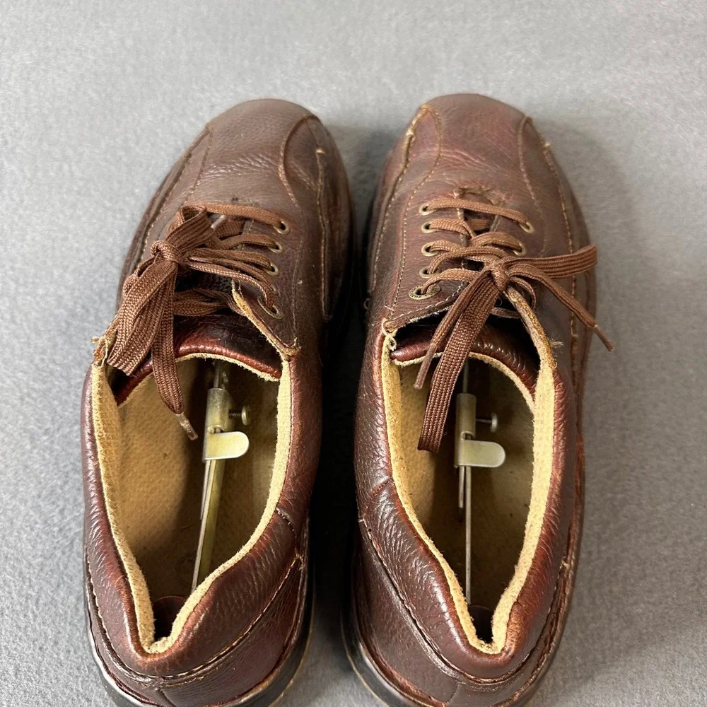 Dr. Martens Mens Brown Leather Lace Up Oxford Shoes AirWair Sole size 11M